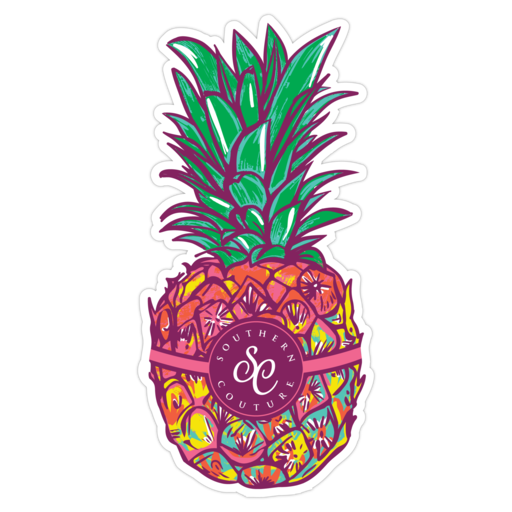SC Pineapple Sticker - 24 pack