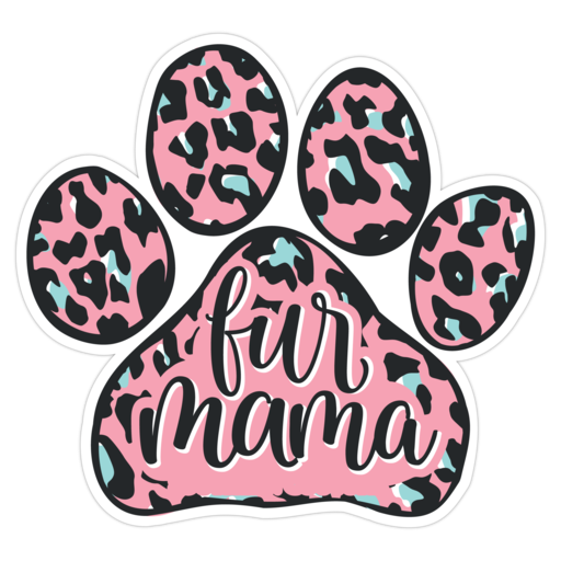 SC Fur Mama Sticker - 24 pack