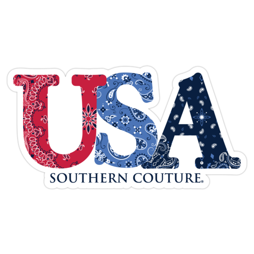 SC USA Sticker   . - 24 pack