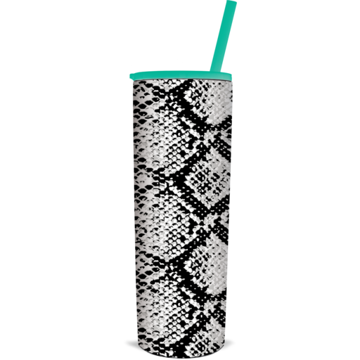 SC Tumbler-The Skinnee-B/W Snakeskin