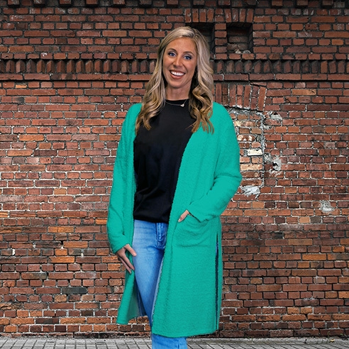 SC Comfy Light Cardigan-Turquoise