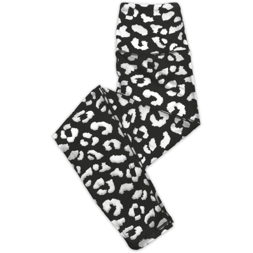 SC Black/White Leopard Legging