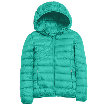 SC Packable Lightweight Puffer Jacket-Turquoise