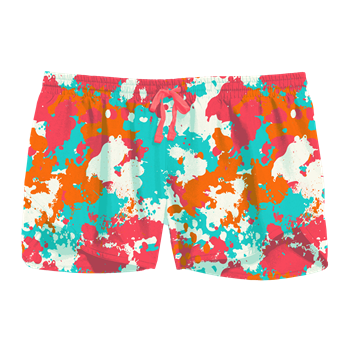 SC Southern Shorts-Paint Splatter