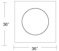 <span style="font-weight: bold;"><br><br>60420   Circle Stencil</span>  <br><ul>