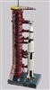 Launch Umbilical Tower (LUT) and MLP Model Kit in 1:144 scale for Monogram or any 144 Saturn V Model.  The unbuilt heavy paper model has won accolades around the world since 2006 for its accuracy and realism and is designed to bear up well under load.