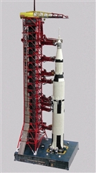 Launch Umbilical Tower (LUT) and MLP Model Kit in 1:144 scale for Monogram or any 144 Saturn V Model.  The unbuilt heavy paper model has won accolades around the world since 2006 for its accuracy and realism and is designed to bear up well under load.