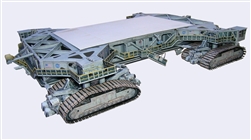 Space Shuttle Crawler Transporter model kit, for MLP and Revell brand Shuttle with Boosters or any 1:144 scale model (not incl.)  The unbuilt heavy paper design has won accolades globally since 2009 and bears all loads well.  Realistic, just like at KSC.
