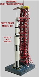 Launch Umbilical Tower LUT 1:200 Craft Model for AMT, ESTES, BMS Saturn V