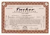 1948 Tucker Stock Certificate reprint, printed with the name of your choice.  Great gift idea!