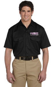 Animated Attractions Embroidered Dickies Work Shirt