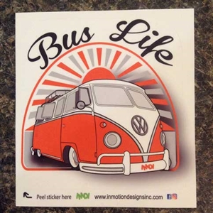 Bus Life Sticker