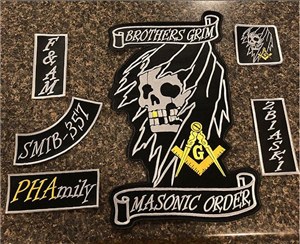 Brothers Grim Masonic Order Patch Set