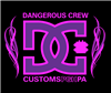 Dangerous Crew Customs Flame Dickies Work Shirt