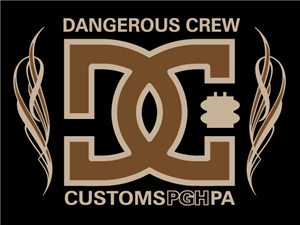 Dangerous Crew Customs Flame Embroidered  Dickies Lined Eisenhower Jacket