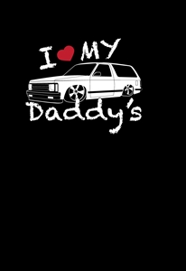 I Love my Daddy's Blazer Minitruck T-Shirt