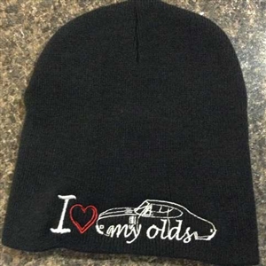I Love my Olds Embroidered Beanie