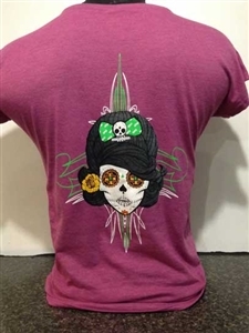 Pin Up Sugar Skull T-Shirt