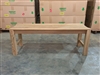 120cm/48" Wexford Teak Backless Bench