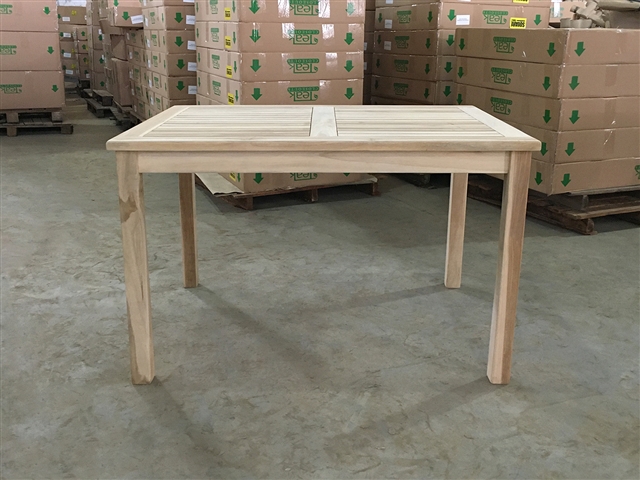 Tomo Teak Rect. Bistro Table 120x90cm