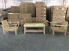 Gili Sofa Seat Set w/ Chairs and Coffee Table Large