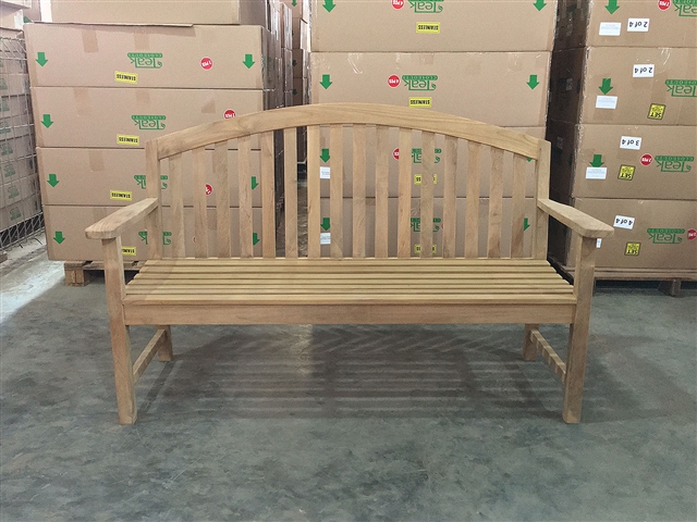 150cm/60" Tristan Teak Bench