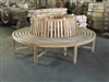 Round Tree Teak Bench (c-grade)