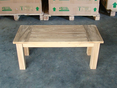 100cm/39" BG Teak Backless Bench