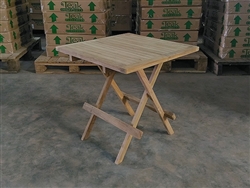 teak side table square