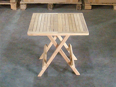 teak side table square