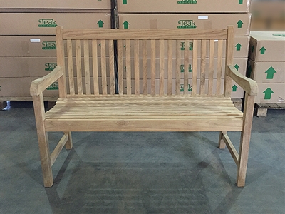 teak flores garden bench 120