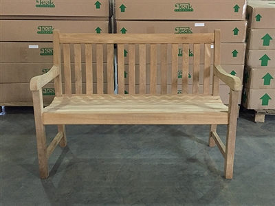 120cm/48" Solo Teak Bench