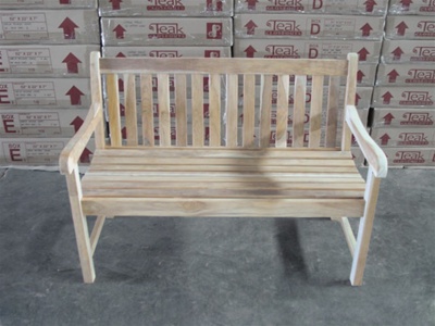 teak solo garden bench 120 c-grade