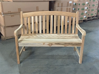 teak st croix garden bench 120