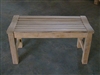 90cm/36" Rinjani Teak Backless Bench