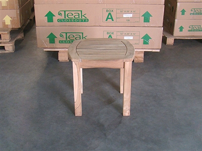 teak side table intan