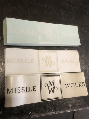 Missileworks Bar Sticker BLACK