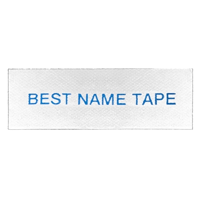 Name Tape Labels - Blue - 1 Line