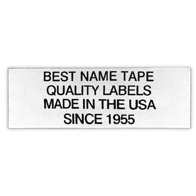 Name Tape Labels - 4 Line