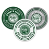 <!007>BELKNAP CAMP - LOGO CIRCLE PRESS-ON LABELS