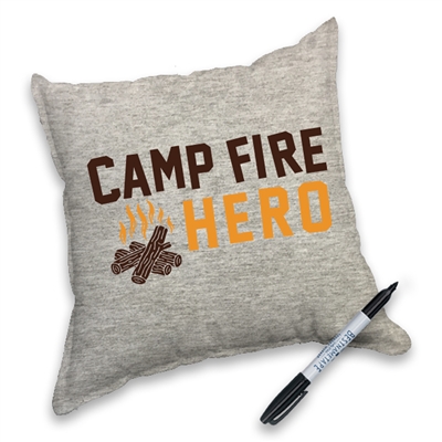 Be the happiest camper with the most autographs. Get your pillow autographed by all your bunkmates!