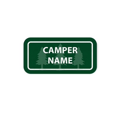 <!009>FRIENDLY PINES CAMP - RECTANGLE PERFORMANCE LABELS