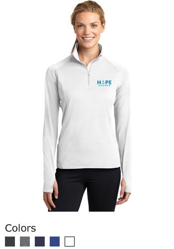 Sport-TekÂ® Ladies Sport-WickÂ® Stretch 1/4-Zip Pullover LST850