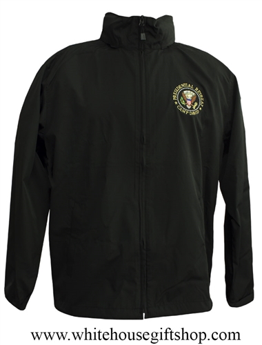 Camp David Presidential Retreat Windbreaker, Black