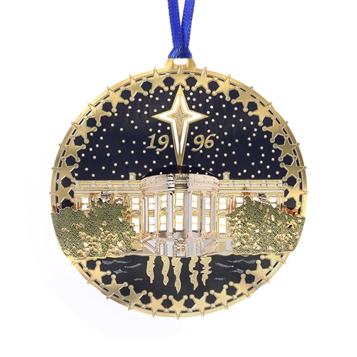 1996 White House Christmas and Holidays Ornament Designed by Artist Anthony Giannini for the Official White House Gift Shop. Compare with Historical Association and Society.