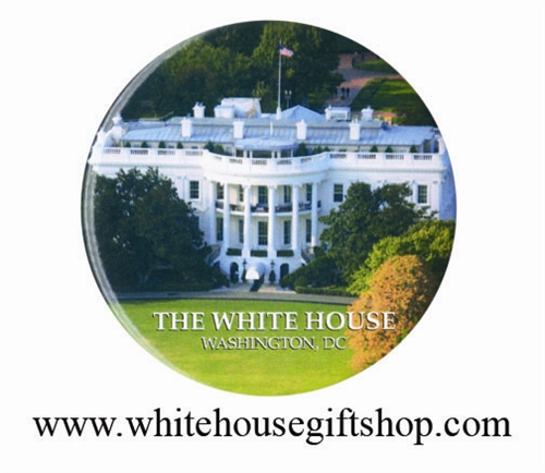 White House South Lawn Oval Magnet