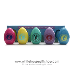 2013 White House Easter Egg, President Obama and Michelle Obama signed wooden eggs, Egg Roll