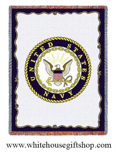 U.S. Navy Blanket & Throw, Official Naval Seal