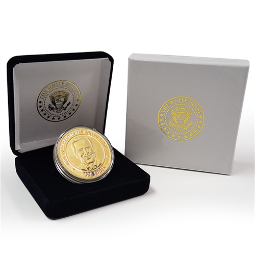 Inauguration Coin, Coins, Joseph R. Biden, 46th President of the United States, Official White House Gift Shop Est by Secret Service Agents