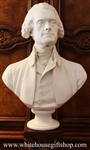 Jefferson White Stone Bust